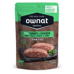 Ownat Wetline Cat Turkey & Chicken (Bustine) 12 x 85 gr