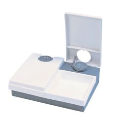 Distributore di crocchette automatico Catmate C20 per cani e gatti (450gr x 2)