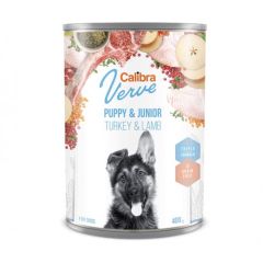 Calibra Dog GF Verve Junior Turkey & Lamb (Scatolette) 6 x 400 gr