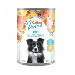 Calibra Dog GF Verve Adult Salmon & Turkey (Scatolette) 6 x 400 gr