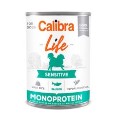 Calibra Dog Life Sensitive Salmon & Rice (Scatolette) 6 x 400 gr