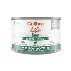 Calibra Cat Life Sterilised Duck (Scatolette) 6 x 200 gr