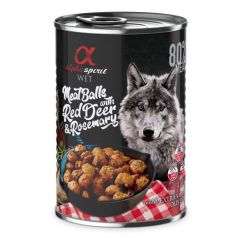 Alpha Spirit Polpette cervo e rosmarino 400 gr x 6