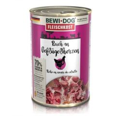 Bewi Dog Rich in Poultry Hearts (Scatolette) 6 x 400 gr