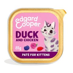 Edgard & Cooper Kitten Duck & Chicken (Lattina) - 16 x 85 gr
