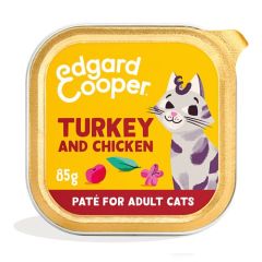 Edgard & Cooper Cat Turkey & Chicken Paté (Lattina) - 16 x 85 gr