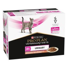 Purina Veterinary Diets Gatto UR Urinary Salmon 85 gr x 10 (Bustine)