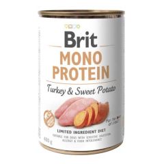 Brit Mono Protein Turkey & Sweet Potato (Scatolette) - 6 x 400 gr