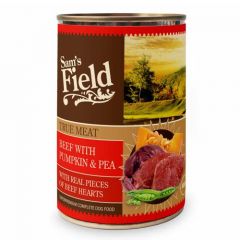Sam's Field True Meat Beef with Pumpkin & Pea (Scatolette) - 6 x 400 gr