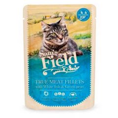 Sam's Field Cat Fish Fillets & Peas (Bustine) - 24 x 85 gr