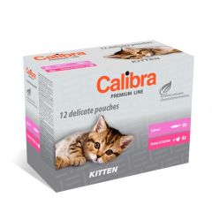 Calibra Cat Multipack Kitten (Bustine) 12 x 100 gr