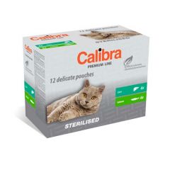 Calibra Cat Salmón Hígado Multipack (Bustine) 12 x 100 gr