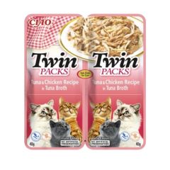 Churu Cat Twin Tuna & Chicken in Tuna Broth - 12 x 80 gr (Envío 3 - 5 giorni)