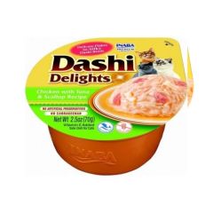 Churu Cat Dashi Delight Chicken with Tuna & Scallop - 6 x 70 gr