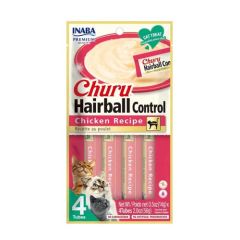 Churu Cat Hairball Receta de Chicken - 12 x 56 gr (Envío 3 - 5 giorni)