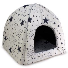 Igloo a stelle nere 45x45x40 cm Arquivet