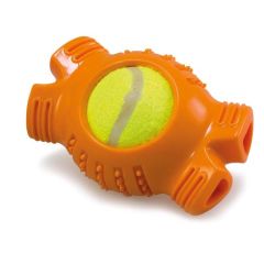 Osso arancione con pallina da tennis Arquivet