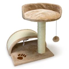 Tiragraffi con palo e arco 50 cm beige Arquivet