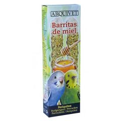 Barrette al miele per parrocchetti 60 g Arquivet