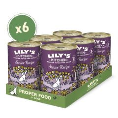Lily's Kitchen Senior Recipe Tin 6X400 Gr (Spedizione 3 - 5 giorni)