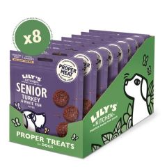 Lily's Kitchen Turkey & White Fish Bites For Senior Dogs 8X70 Gr (Spedizione 3 - 5 giorni)