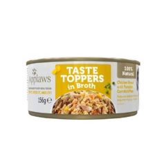 Applaws Dog Taste Toppers in Broth Chicken with Vegetables (Scatolette) 156 gr x 12