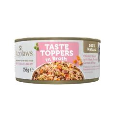 Applaws Dog Taste Toppers in Broth Chicken, Ham & Vegetables (Scatolette) 156 gr x 12