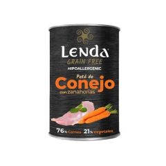 Lenda Dog Rabbit Pâté  (Scatolette) - 400 gr x 12