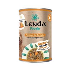Lenda Dog Foodie Suckling Pig Risotto (Scatolette) - 400 gr x 12
