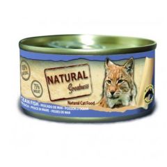 Natural Greatness Cat Pesce di Mare (Scatolette) 70 gr x 24