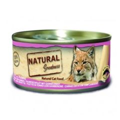 Natural Greatness Cat Tonno & Gamberi (Scatolette) 70g x 24 (Spedizione 3 - 5 giorni)