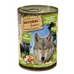 Natural Greatness Dog Angus Manzo con funghi, zenzero e rosmarino (Scatolette) 400g x 6