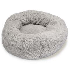Red para acuario Ferplast - Letto rotondo morbido grigio chiaro