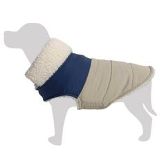 Cappottino per cani con colletto in peluche Kilimanjaro