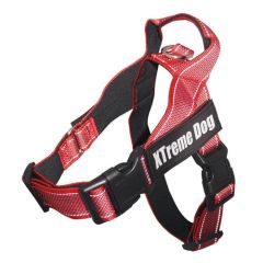 Pettorina Xtreme Classics Dog rossa