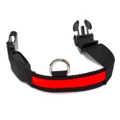 Collare luminoso a LED rosso
