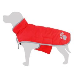 Impermeabile per cani rosso