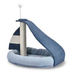 Tiragraffi per gatti Boat riposo e gioco