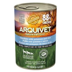 Arquivet Wet Dog Food Senior & Light Chicken (Scatolette)