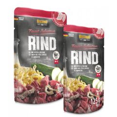 Belcando Dog Noodles con vitello e Calabacín (Bustine)