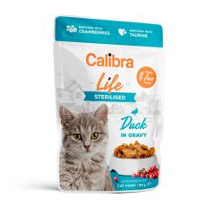 Calibra Cat Life Sterilised Duck in Gravy (Bustine)