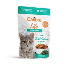 Calibra Cat Life Sterilised Salmon in Gravy (Bustine)