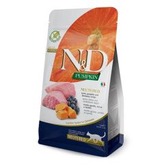 Farmina N&D Grain Free Pumpkin Neutered Agnello & Mirtillo Gatto