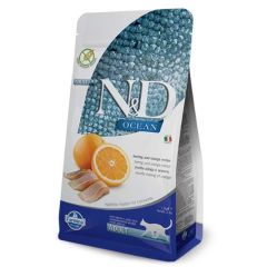 Farmina N&D Grain Free Ocean Aringa & Arancia Gatto