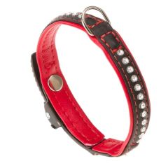 Collare Cane Ferplast Lux Rosso Nero