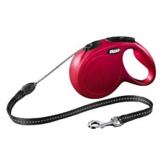 Guinzaglio allungabile Flexi Classic Corda Rosso