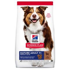 Hill's Science Plan Mature Adult 7+ Medium Agnello & Riso