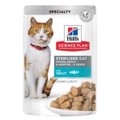 Hill's Science Plan Feline Sterilised Forelle (Bustine)