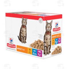 Hill's Feline Adult Chicken, Fish & Beef (Bustine)
