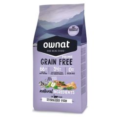 Ownat Grain Free Prime Sterilized Fish Cat (Spedizione 3 - 5 giorni)